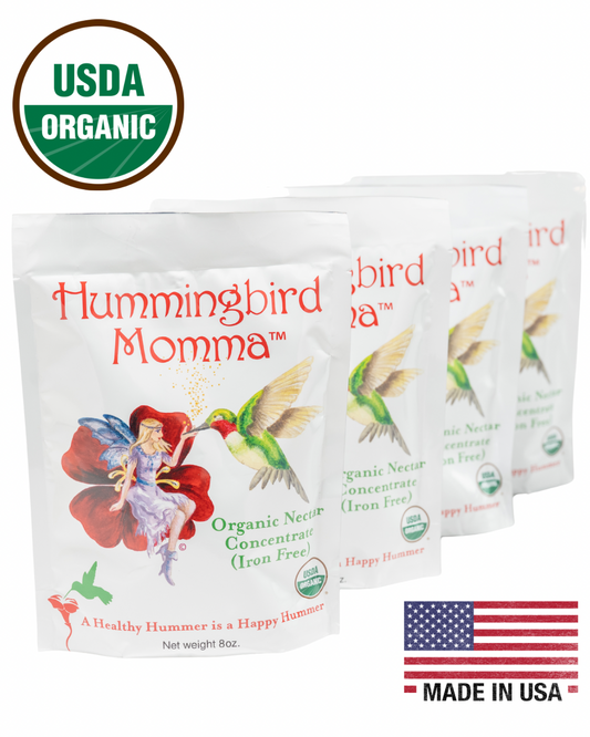 Hummingbird Momma Premium Organic Hummingbird Food - 4 Pack