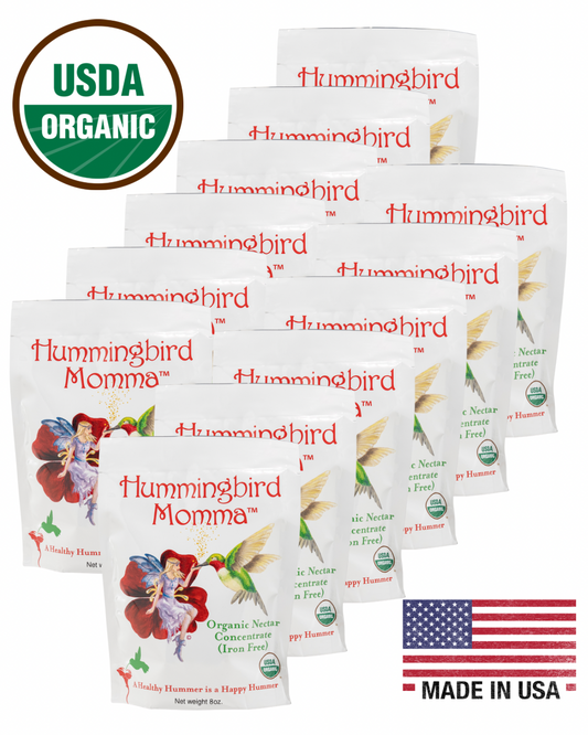 Hummingbird Momma Premium Organic Hummingbird Food - 12 Count